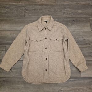 Banana Republic Beige Utility Jacket/Shirt